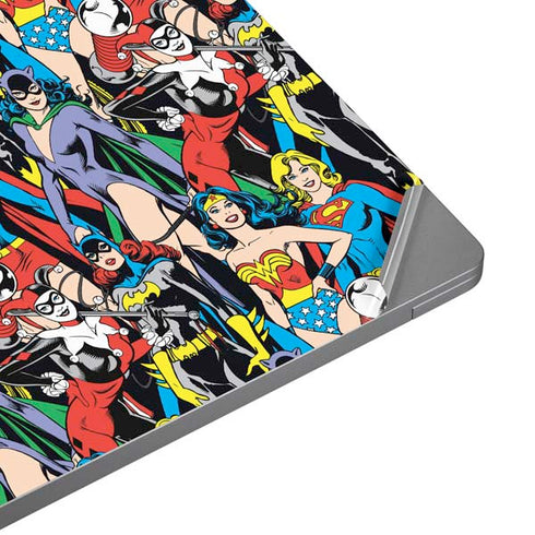 DC Comics Wonder Woman DC Bombshells Characters Pattern Universal Laptop 12in (9.8 x 6.8in) Skin